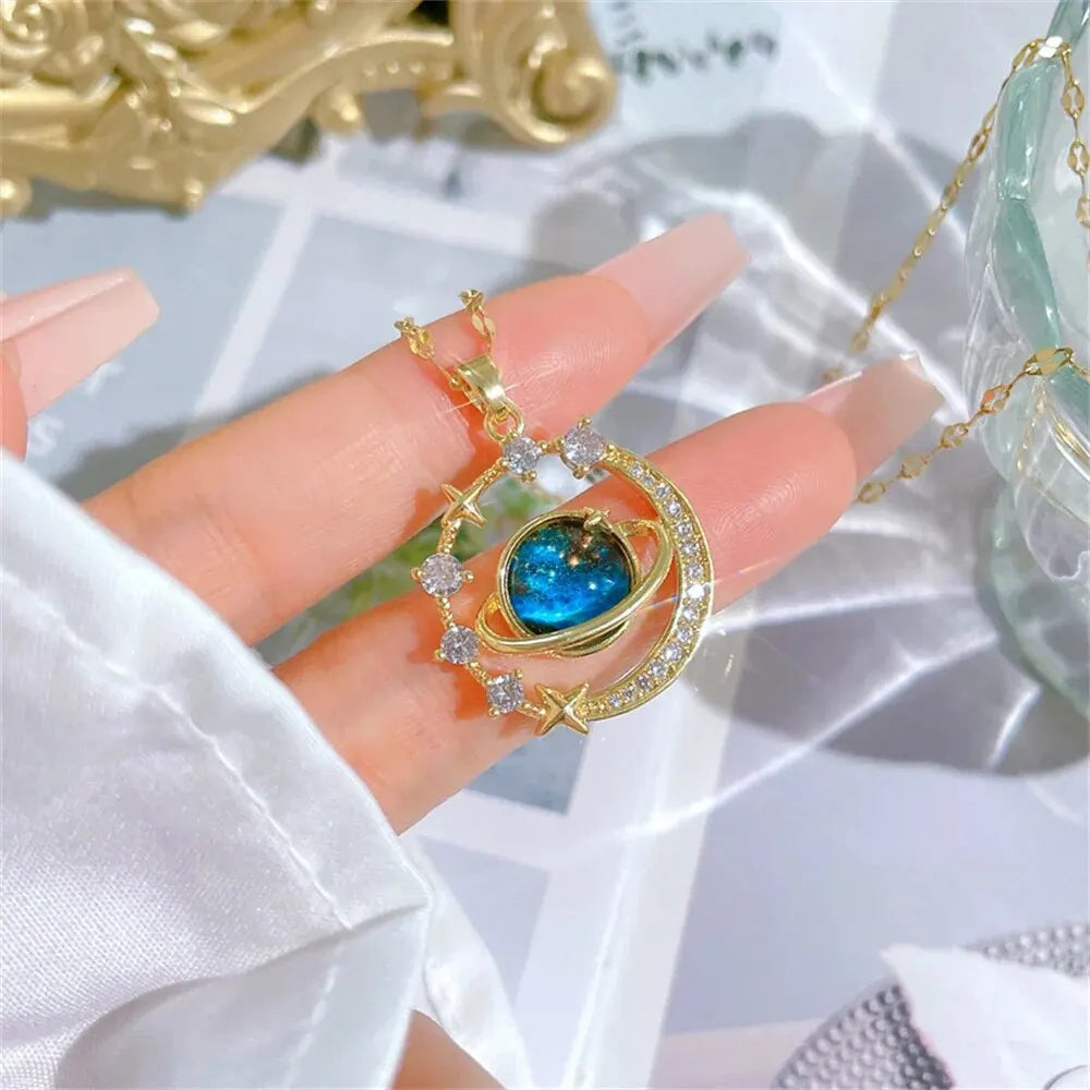Galaxy Charm Necklace