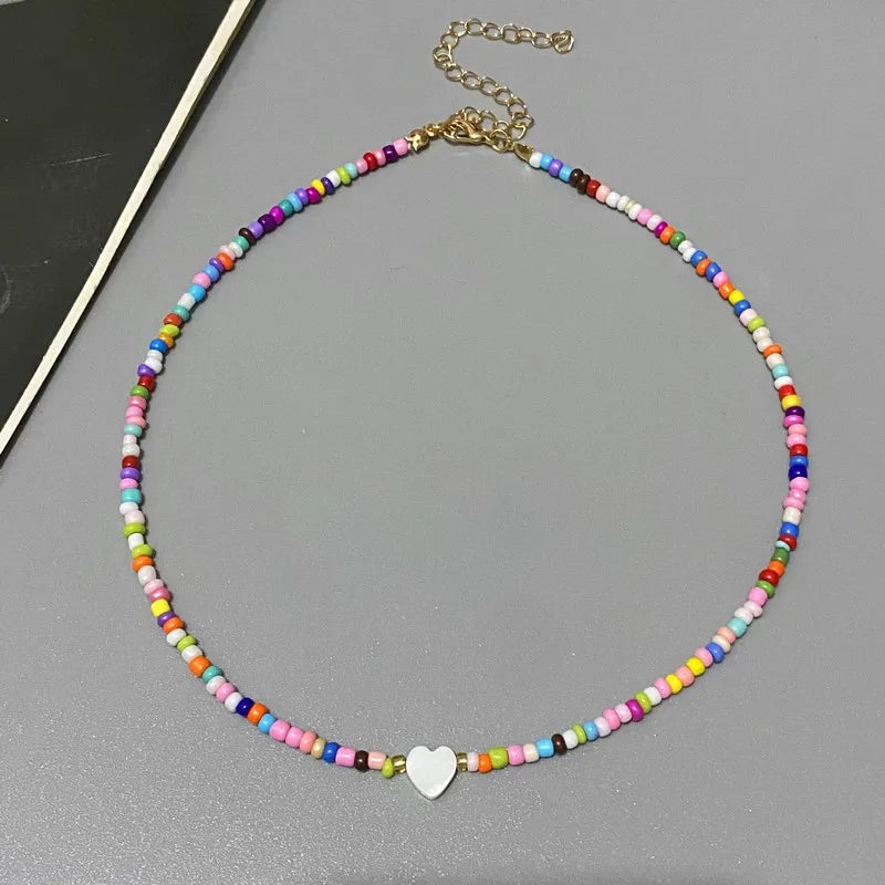 Coral Heart Necklace