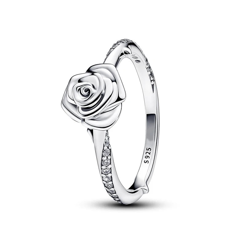 Silver Petal Ring