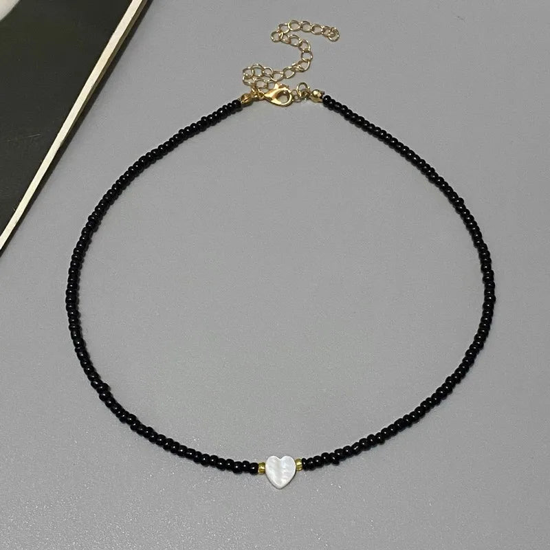 Coral Heart Necklace