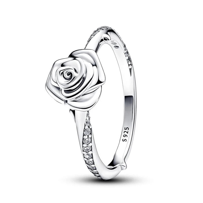 Silver Petal Ring