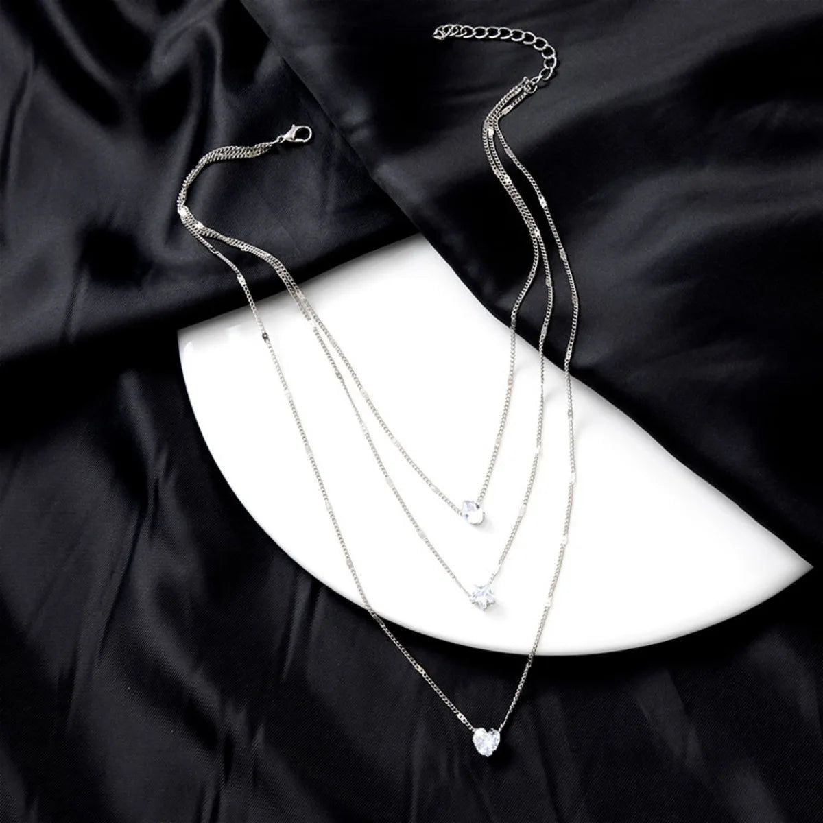 Stars and Hearts Glow Necklace