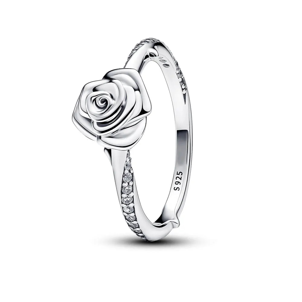 Silver Petal Ring
