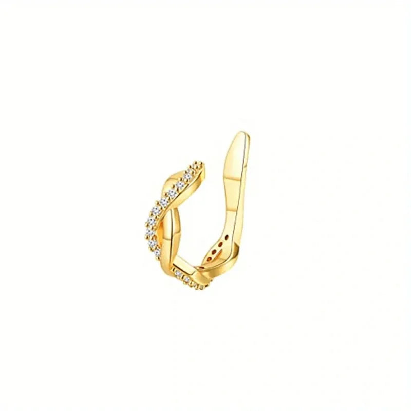 Shimmer Leaf Earrings