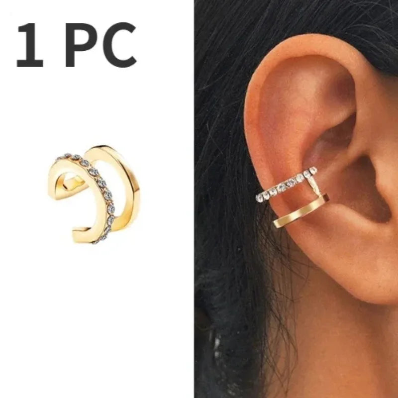 Shimmer Leaf Earrings